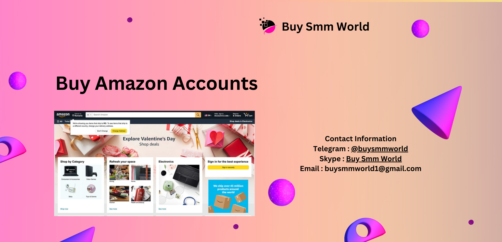 Buy Amazon Accounts
